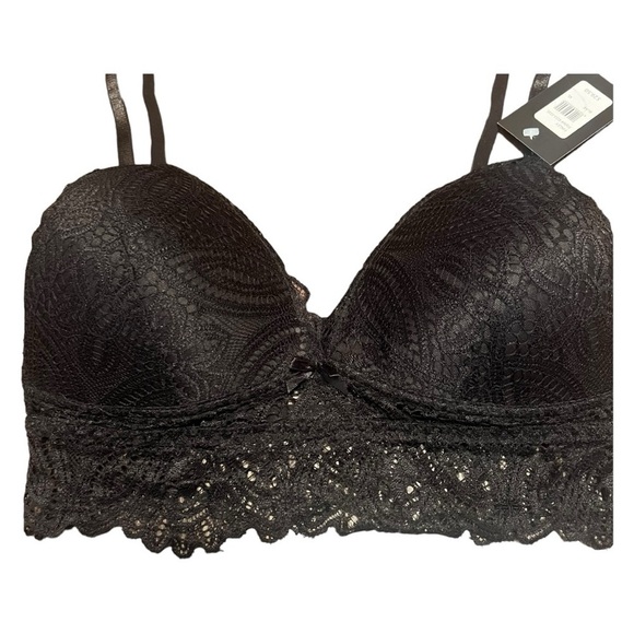 Fredericks of Hollywood Finley black lace bra size M and XL NWT - Picture 2 of 8